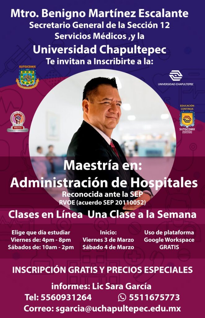 OFERTA EDUCATIVA PARA LOS TRABAJADORES DEL GOBIERNO DE LA CIUDAD DE MEXICO AGREMIADOS A LA SECCION # 12