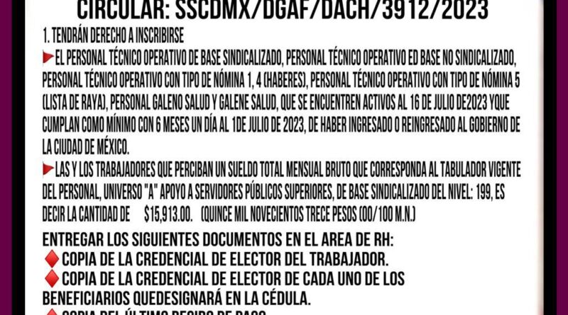 Convocatoeria de Inscripción al 35° Periodo