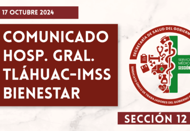 COMUNICADO H G TLÁHUAC-IMSS BIENESTAR